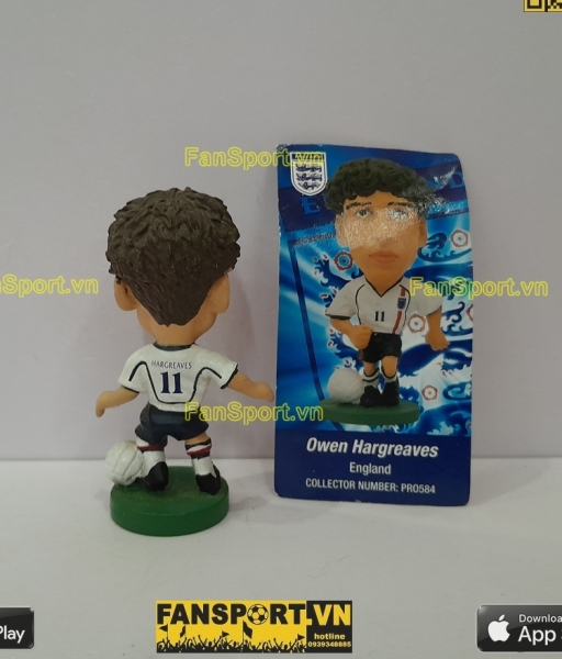 Tượng Owen Hargreaves 11 England 2001 2002 2003 home corinthian PRO584