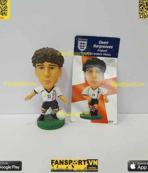Tượng Owen Hargreaves 11 England 2001 2002 2003 home corinthian PRO584