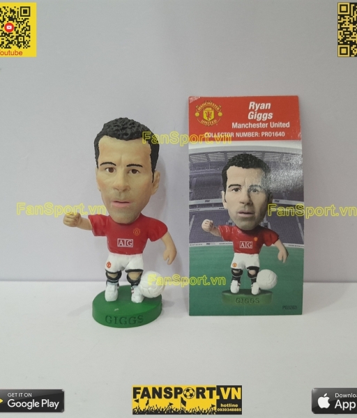 Tượng Giggs 11 Manchester United 2007 2008 2009 corinthian PRO1640