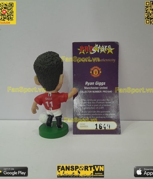 Tượng Giggs 11 Manchester United 2007 2008 2009 corinthian PRO1640
