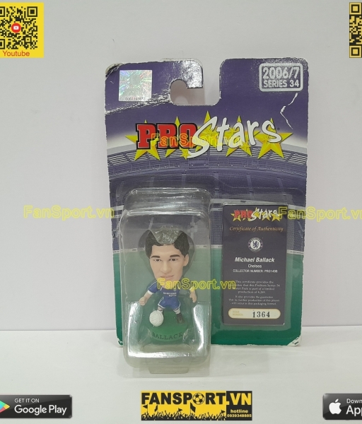 Tượng Michael Ballack Chelsea 2006 2007 2008 home corinthian PRO1498