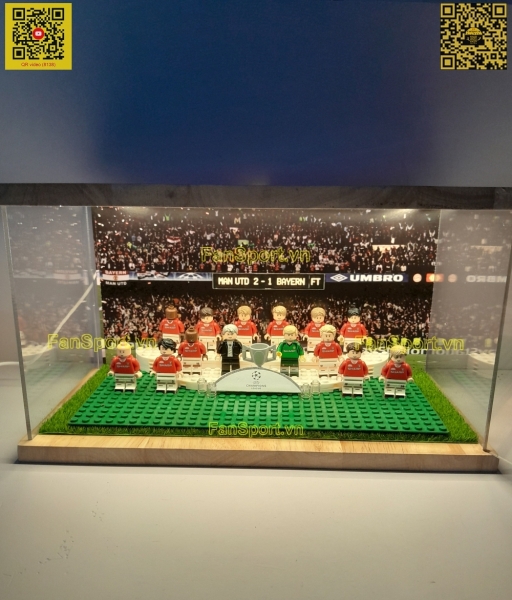Set 14 Lego Manchester United Treble Champion League Final 1999 figure