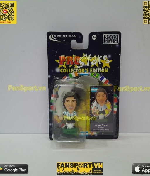 Tượng Crespo 9 Argentina 1999-2000 home corinthian PRO576 prostars