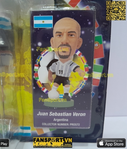 Tượng Juan Veron Argentina 1999-2000 home corinthian PRO572 prostars