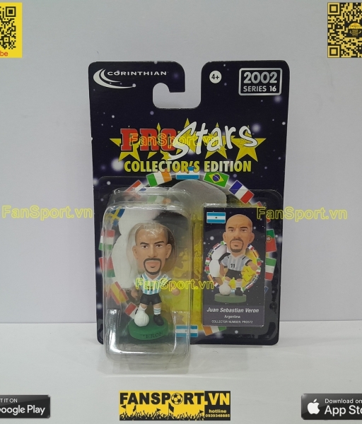 Tượng Juan Veron Argentina 1999-2000 home corinthian PRO572 prostars