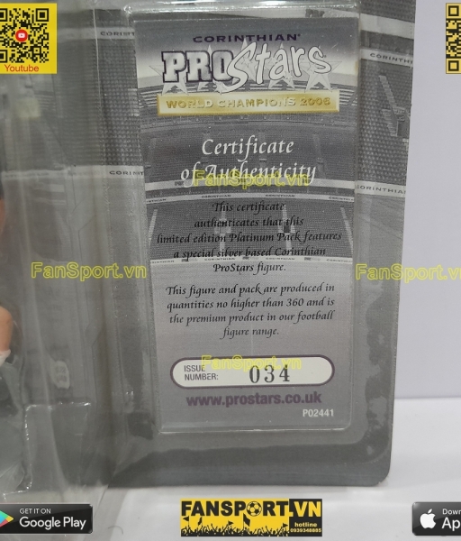Tượng Buffon Italy 2006 2007 2008 Champion corinthian PRO1502 prostars