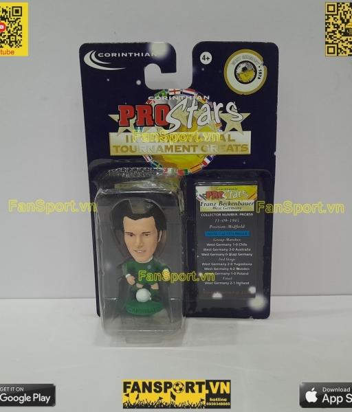 Tượng Franz Beckenbauer Germany 1974 away corinthian PRO859 prostars