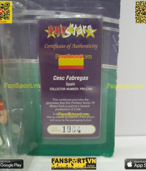Tượng Fabregas 18 Spain 2008 2009 home corinthian PRO1743 Tây Ban Nha