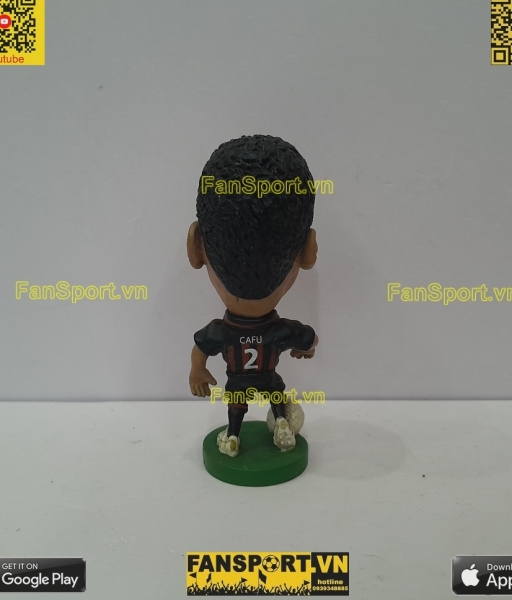 Tượng Cafu 2 AC Milan 2006 2007 home corinthian bola blister PRO1635