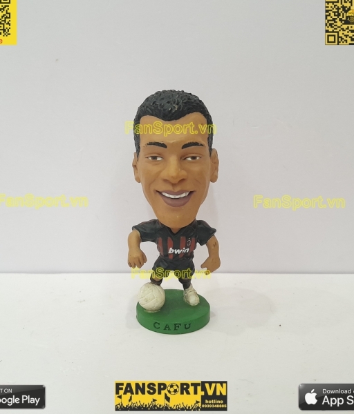 Tượng Cafu 2 AC Milan 2006 2007 home corinthian bola blister PRO1635