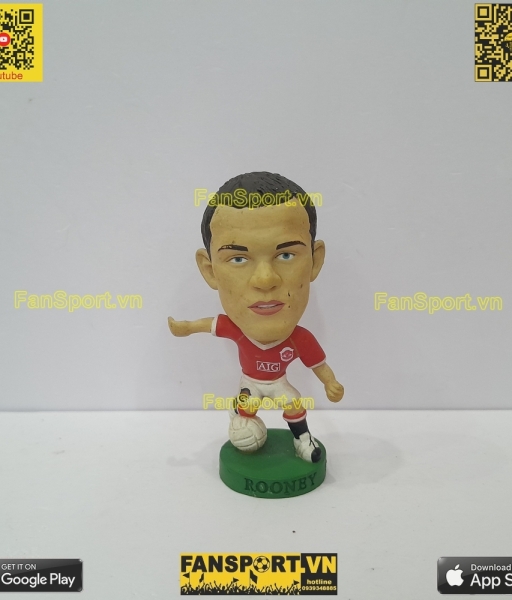 Tượng Rooney Manchester United 2006 2007 home corinthian bola PRO1634