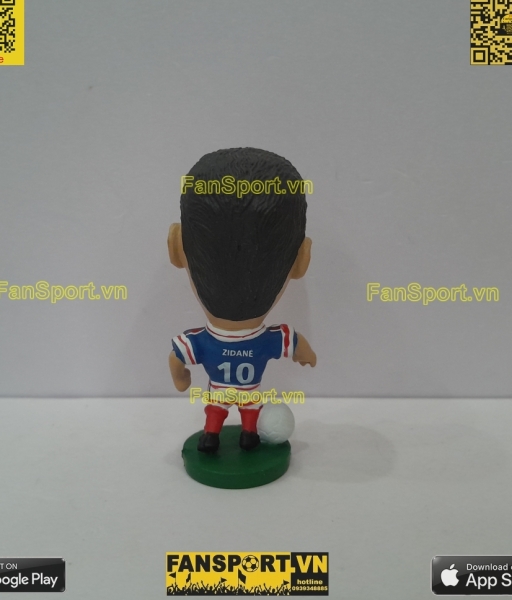 Tượng Zidane 10 France 1998 1999 2000 home corinthian PRO043 prostars