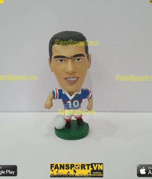 Tượng Zidane 10 France 1998 1999 2000 home corinthian PRO043 prostars