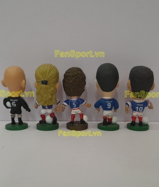 Set 5 France Wolrd Cup 1998 corinthian Zidane Petit Barthez Djorkaeff