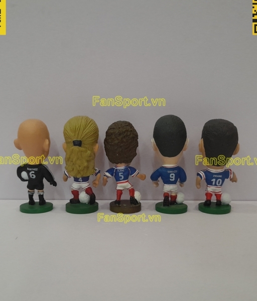 Set 5 France Wolrd Cup 1998 corinthian Zidane Petit Barthez Djorkaeff