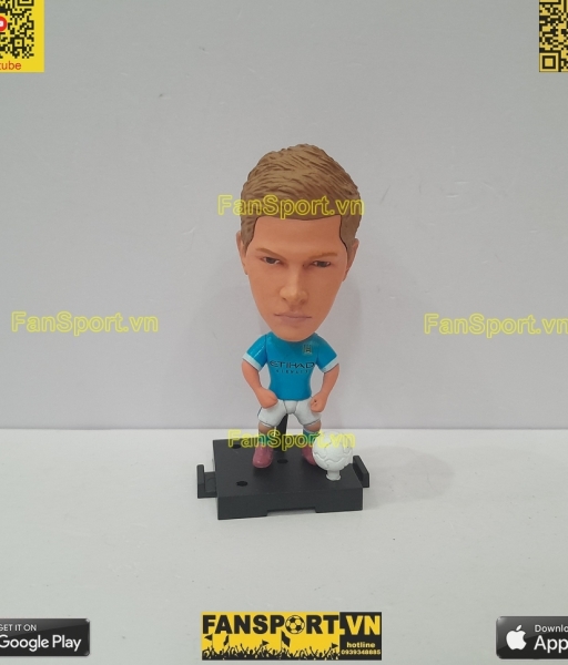 Tượng Kevin De Bruyne 17 Manchester City 2015 2016 home soccerwe plus