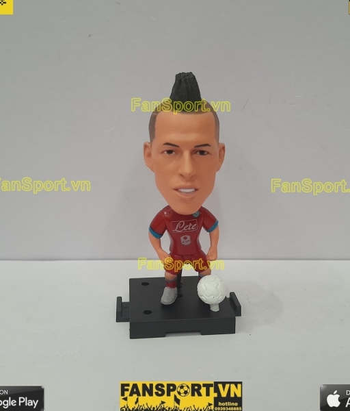 Tượng Marek Hamsik 17 Napoli 2015 2016 third red soccerwe plus