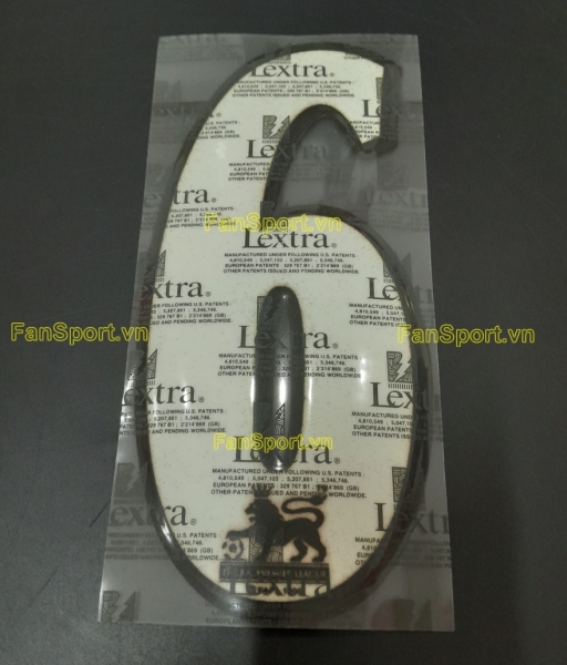 Số 6 Premier League 1997-2007 Official white trắng nameset