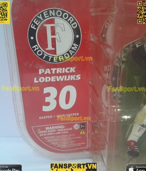 Tượng Patrick Lodewijks 30 Feyenoord 2006-2007 black kit soccerserie