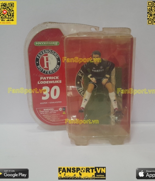 Tượng Patrick Lodewijks 30 Feyenoord 2006-2007 black kit soccerserie