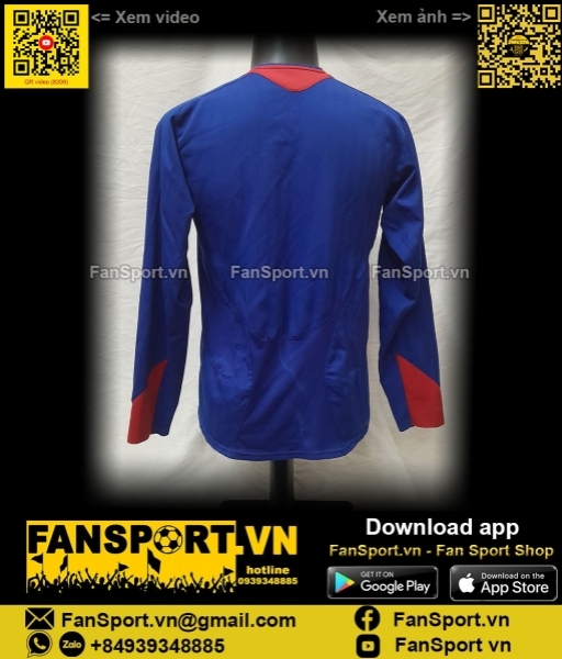 Áo đấu Manchester United 2005 2006 away shirt jersey Nike long slevess