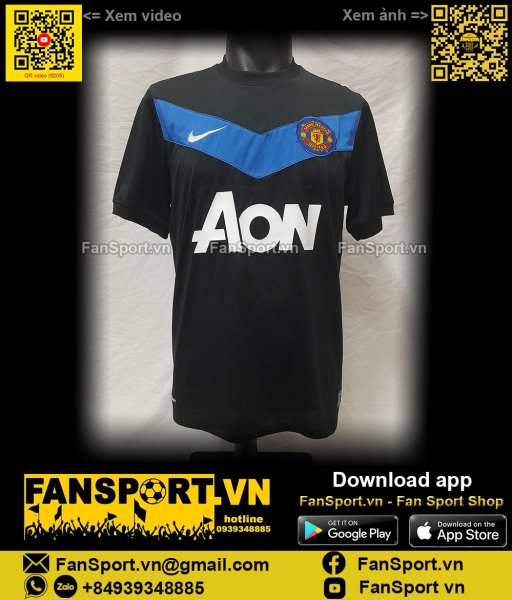 Áo đấu Manchester United 2010-2011 third shirt jersey 355093 Nike AON