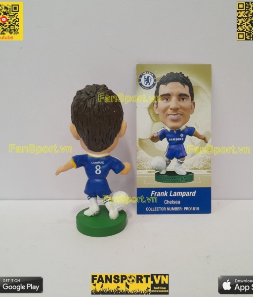 Tượng cầu thủ Lampard 8 Chelsea 2008 2009 home blue corinthian PRO1819