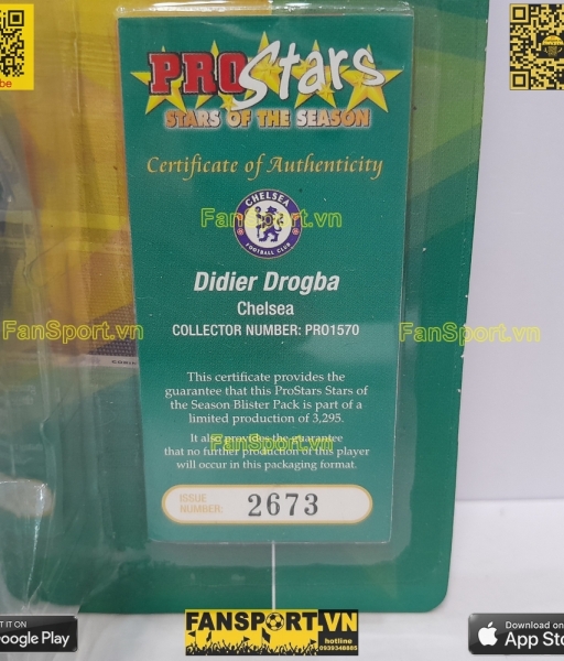 Tượng Didier Drogba 11 Chelsea 2006 2007 2008 home corinthian PRO1570