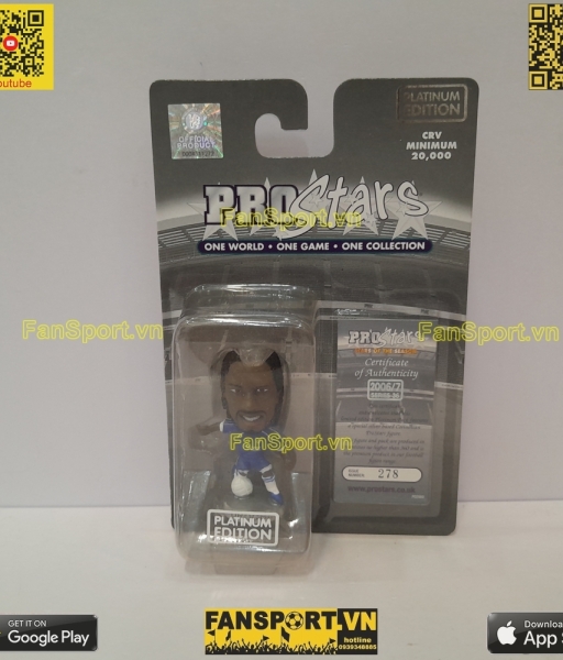 Tượng Didier Drogba Chelsea 2006 2007 2008 platinum corinthian PP1570