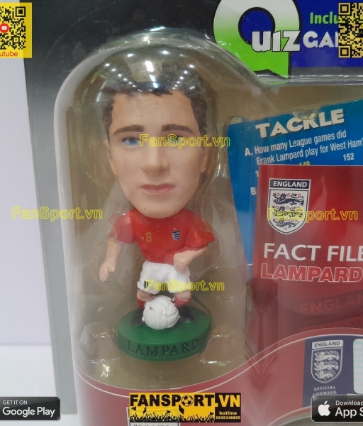 Tượng Frank Lampard 8 England 2006 2007 2008 away corinthian PR128