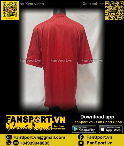 Áo đấu Liverpool 2010 2011 2012 home shirt jersey red P96763 Adidas