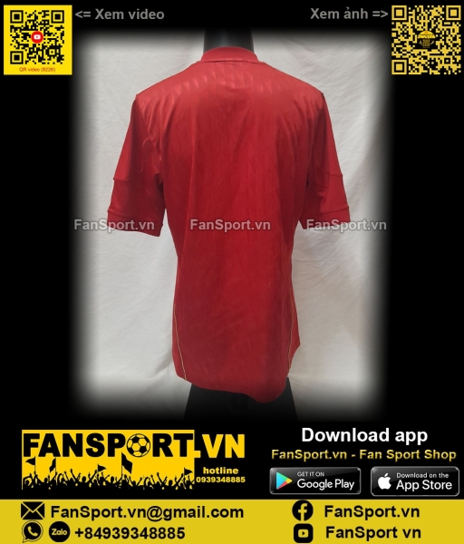 Áo đấu Liverpool 2010 2011 2012 home shirt jersey red P96763 Adidas