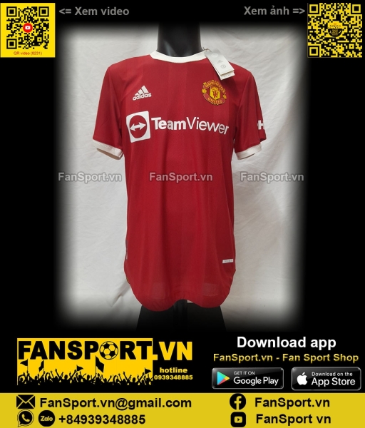 Áo Ronaldo 7 Manchester United 2021 2022 authentic shirt jersey H31090