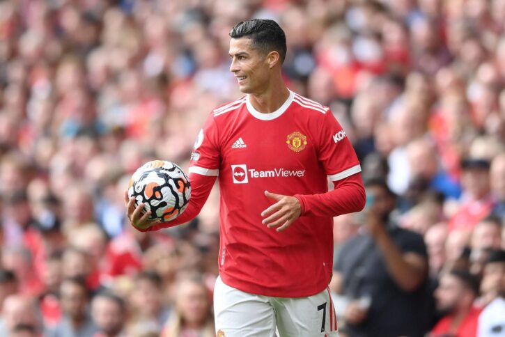 Áo Ronaldo 7 Manchester United 2021 2022 authentic shirt jersey H31090