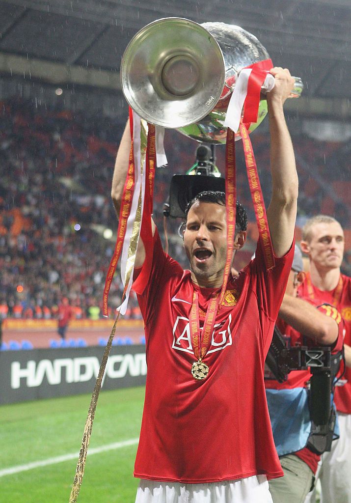 Tượng Giggs 11 Manchester United 2007 2008 2009 home figure FT Champs