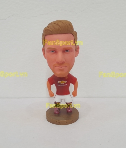 Tượng Luke Shaw 23 Manchester United 2016-2017 home red soccerwe
