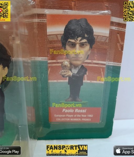 Tượng Paolo Rossi Ballon D'or 1982 European Player of the Year PRO955