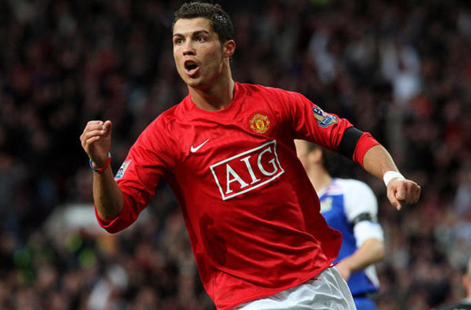 Áo Ronaldo Manchester United 2007 2008 2009 home shirt  jersey 237945