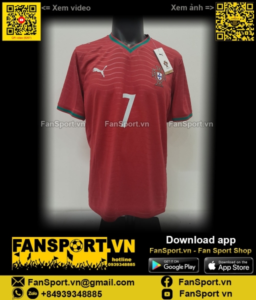 Áo đấu Ronaldo 7 Portugal 2026 2027 home shirt jersey 783278 Puma BNWT