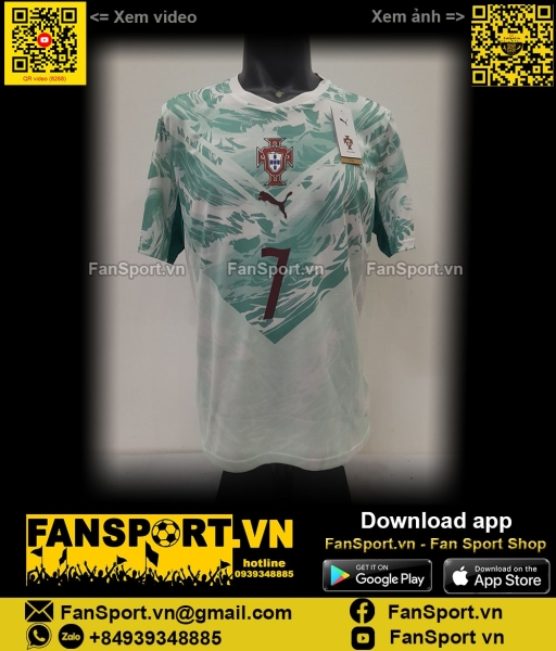 Áo đấu Ronaldo 7 Portugal 2026 2027 away shirt jersey 783288 Puma BNWT