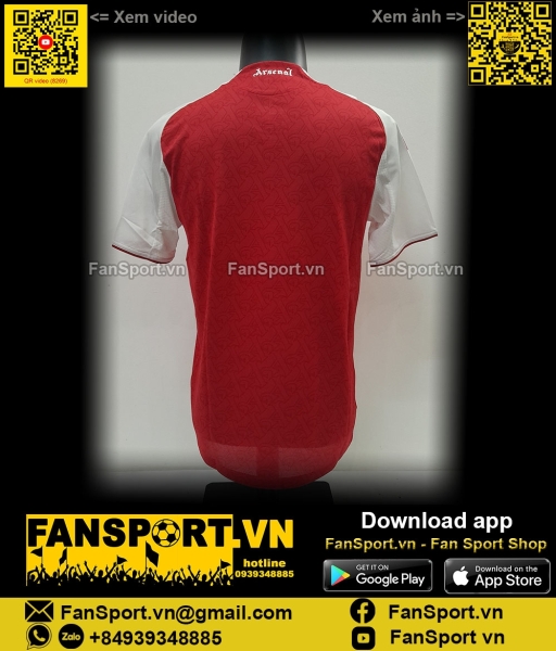 Áo đấu Arsenal 2025 2026 home authentic shirt jersey JI9516 Adidas new
