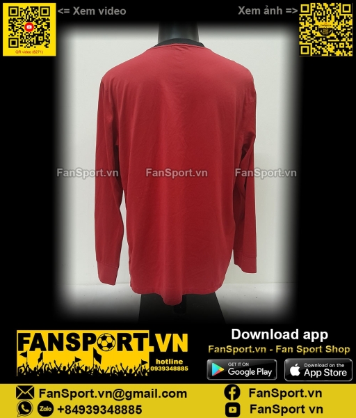 Áo Manchester United 2009-2010 home shirt jersey 355092 Nike dài tay