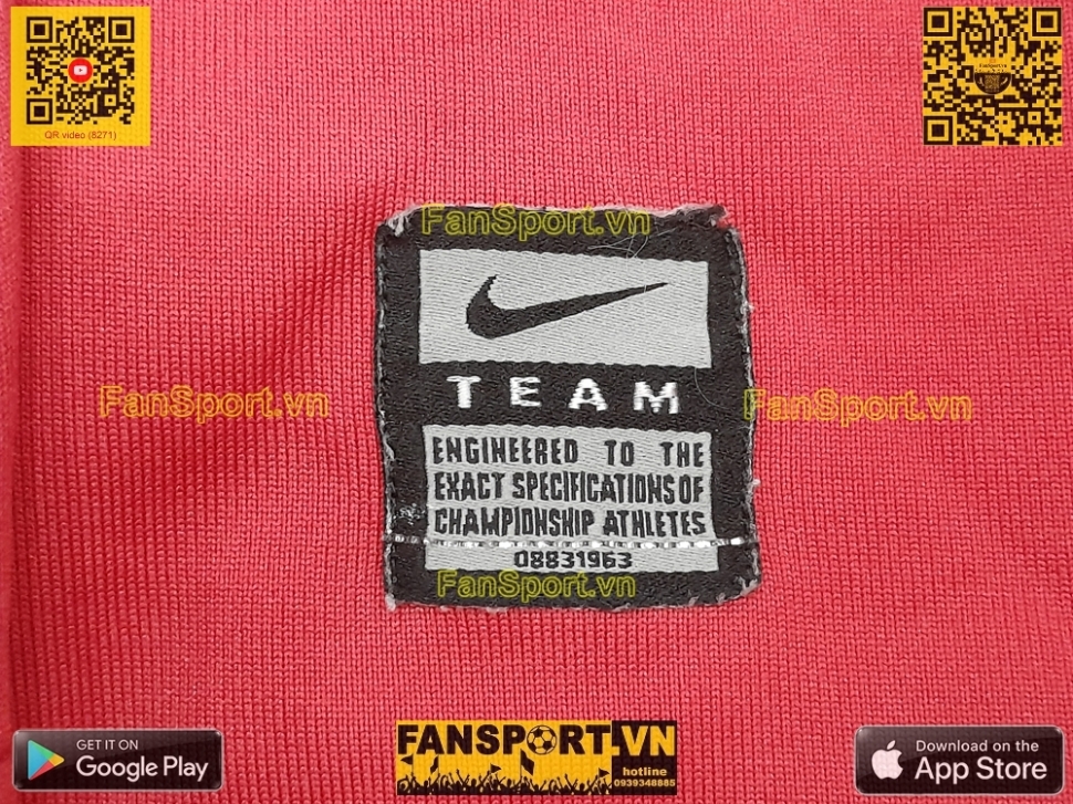 Áo Manchester United 2009-2010 home shirt jersey 355092 Nike dài tay