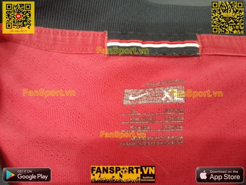 Áo Manchester United 2009-2010 home shirt jersey 355092 Nike dài tay