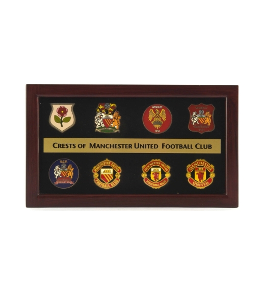 Badge Danbury Mint Club Crests of Manchester United wooden original