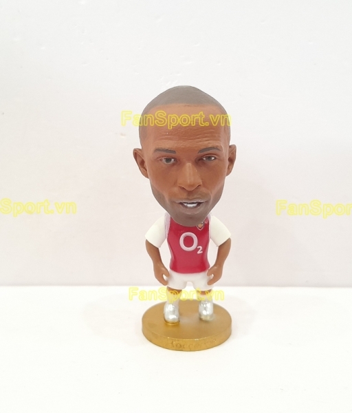 Tượng Thierry Henry 14 Arsenal 2002 2003 2004 home red soccerwe