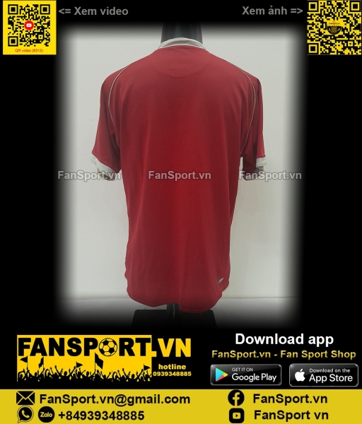Áo đấu Manchester United 2006-2007 home shirt jersey red 146814 Nike