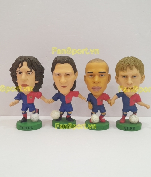 Set 4x tượng Messi Henry Hleb Puyol Barcelona 2008-2009 corinthian